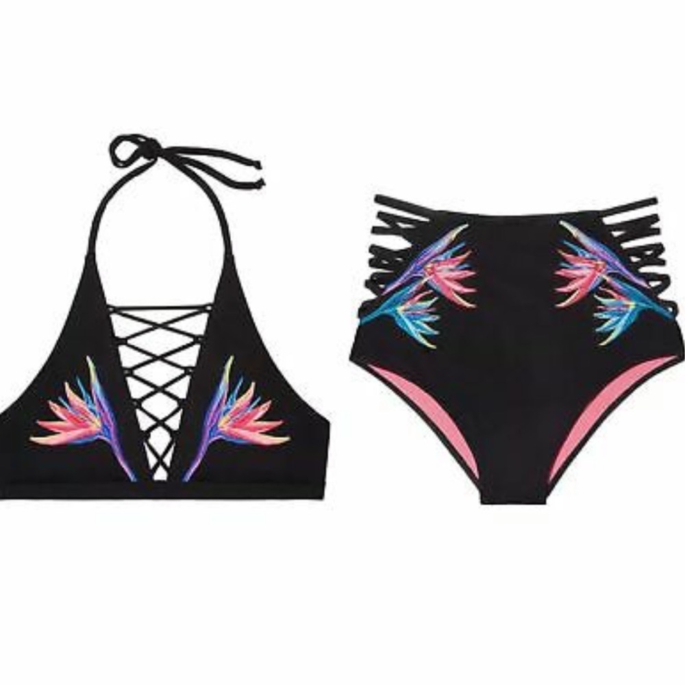 VS Pink Swim Set Large